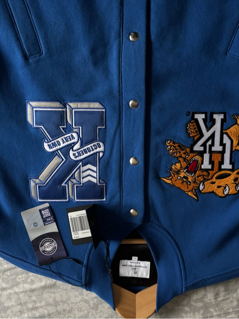 OVO x NCAA Kentucky wildcats Varsity Jacket